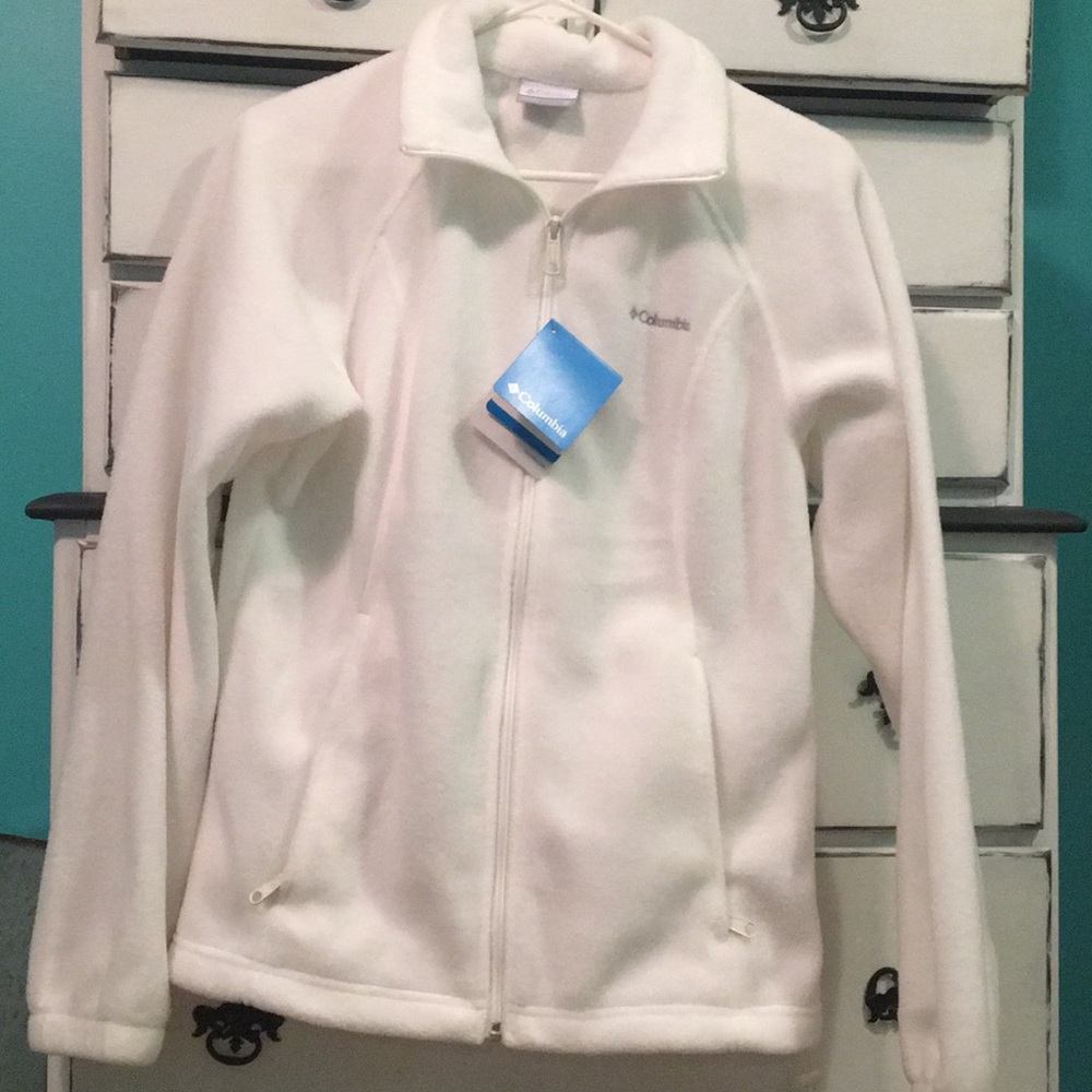 White Columbia jacket